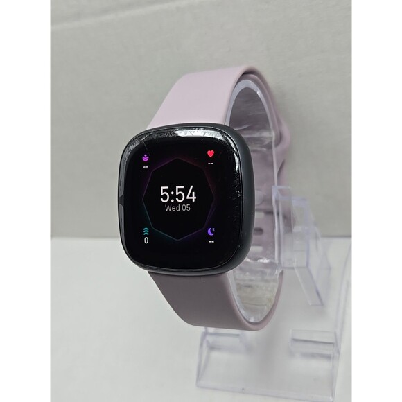 Fitbit Sense 2 FB521 Smartwatch Tested Works Heart Rate SpO2 Sleep - No Charger - Picture 2 of 11